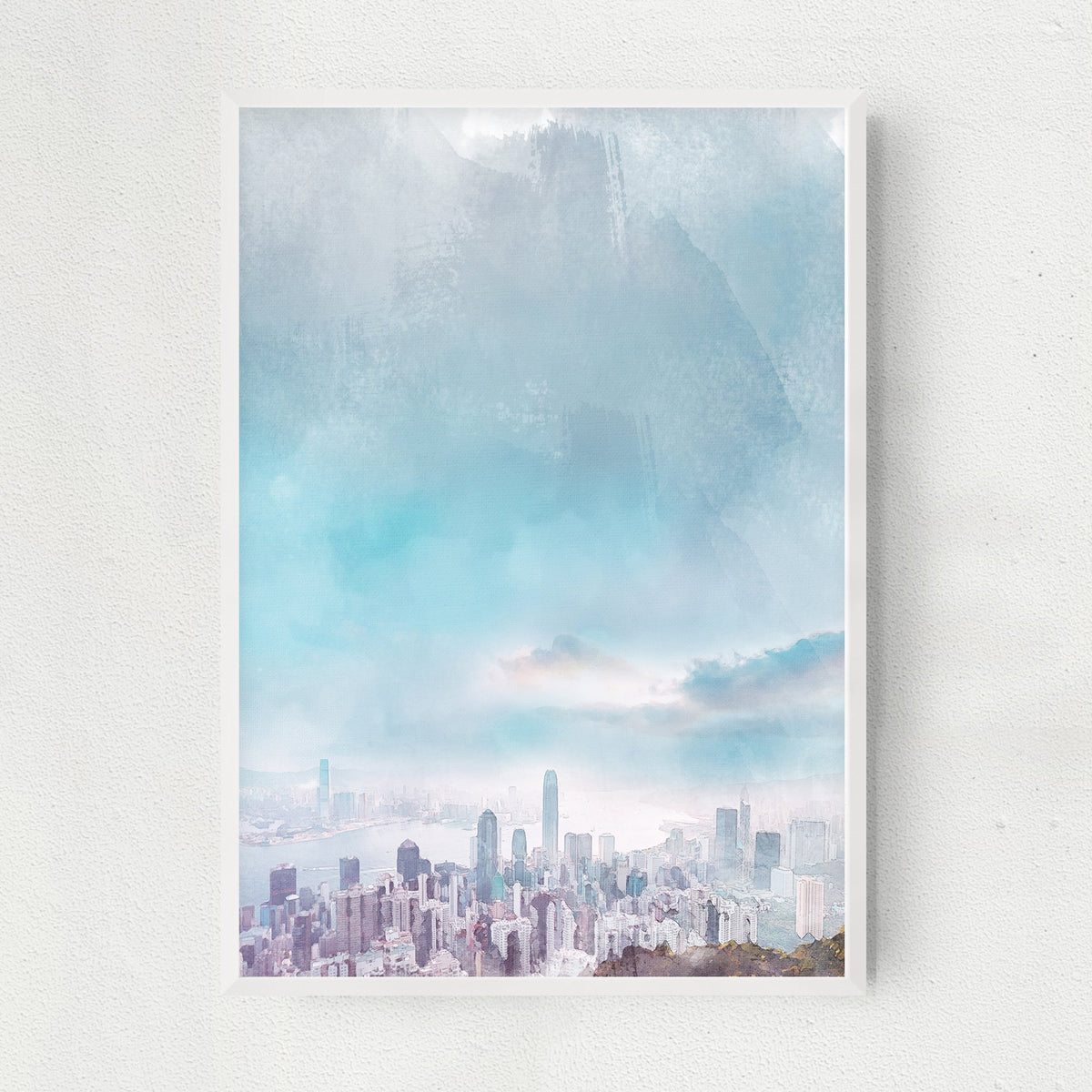 Hong Kong travel art print