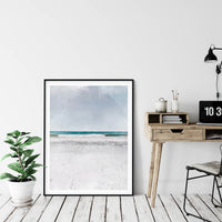 Rolling Waves Beach Art Print