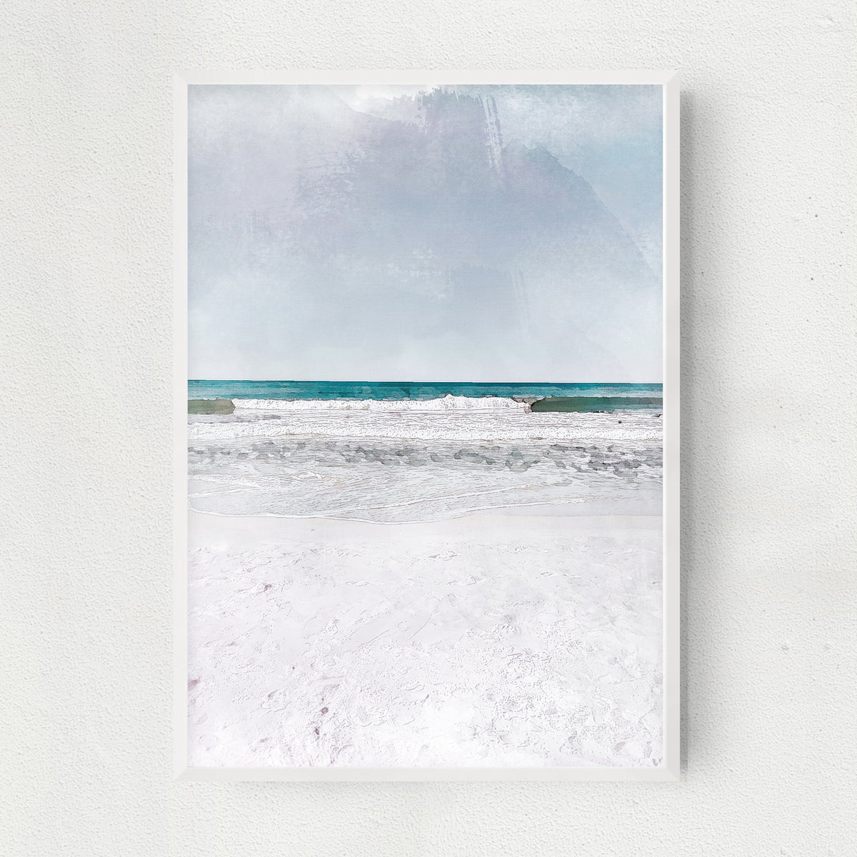 Rolling Waves Beach Art Print