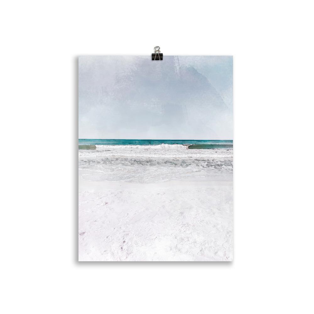 Rolling Waves Beach Art Print