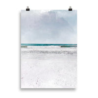 Rolling Waves Beach Art Print