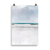 Rolling Waves Beach Art Print