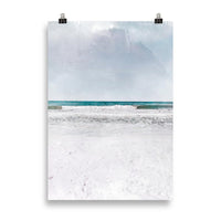 Rolling Waves Beach Art Print