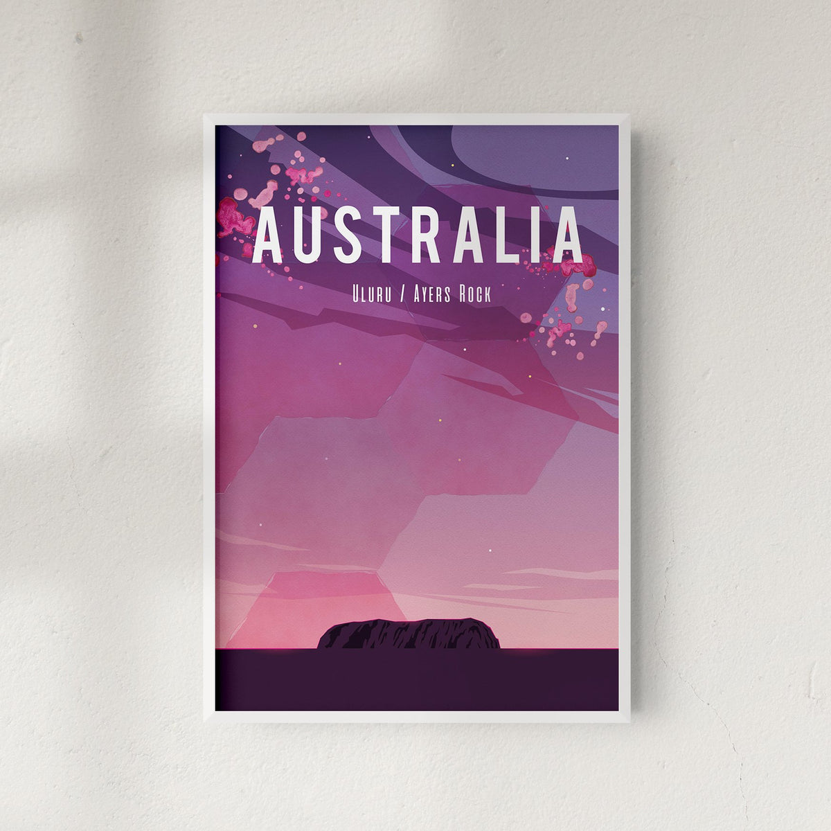 Ayers Rock travel poster - 4