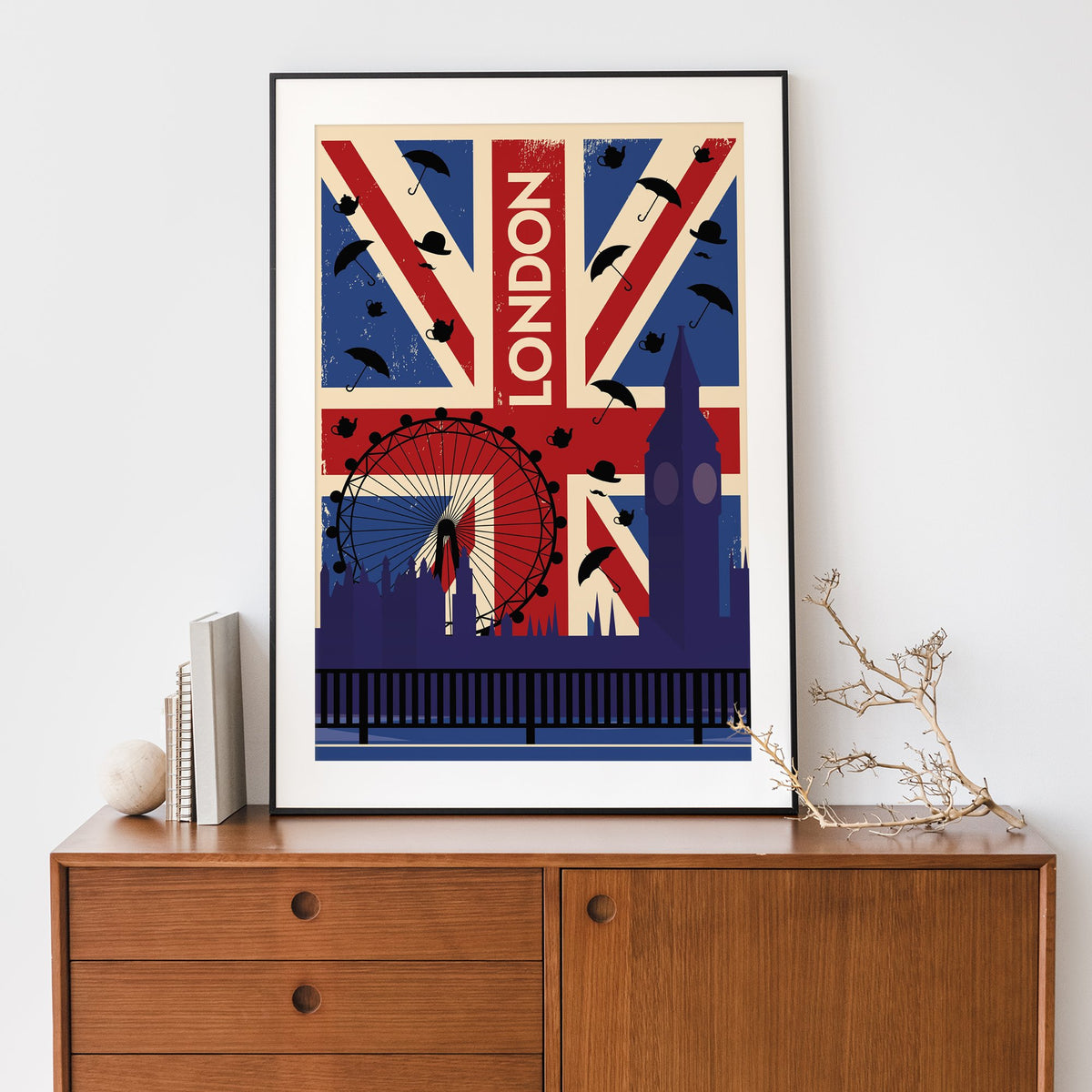 London Union Jack travel poster - 0