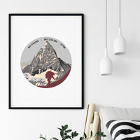 Matterhorn UNFRAMED ART PRINT