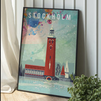 Stockholm, Sweden fine art travel print