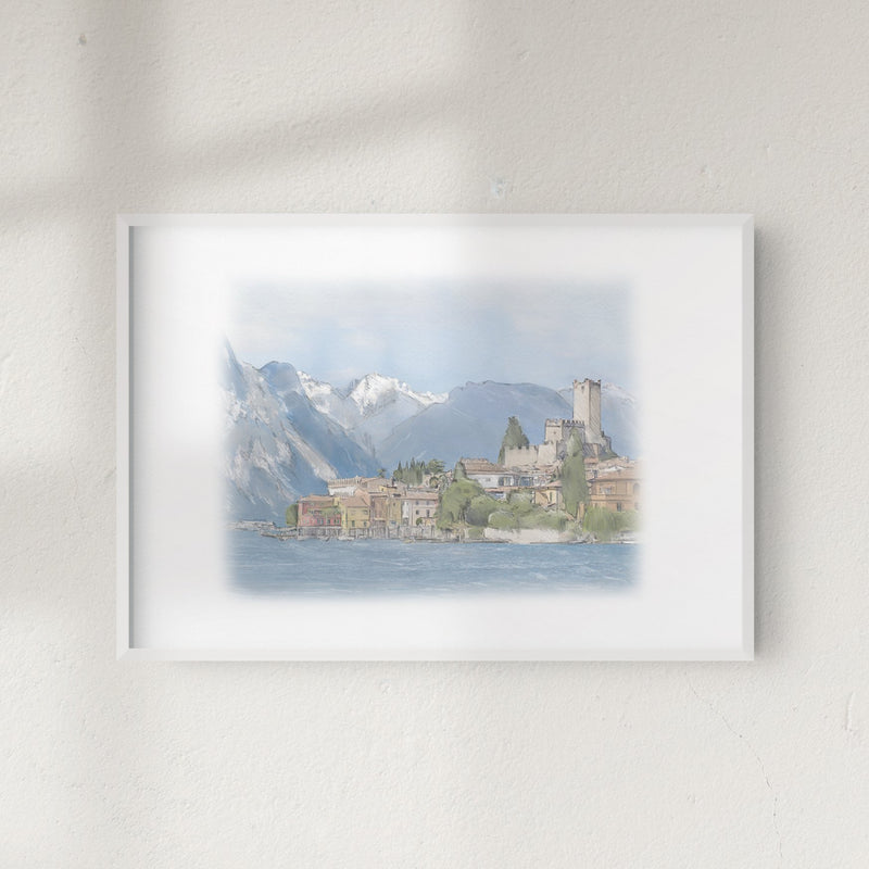 The Scaliger Castle of Malcesine, Malcesine Castle, View 01, Venue Portrait