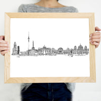 Berlin skyline art print