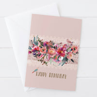 Flowers and Birds Birthday Card | Natalie Ryan Design