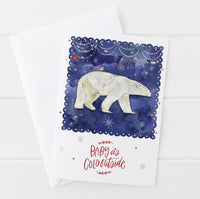 Polar Bear Christmas Card