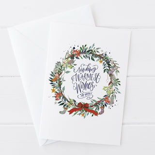 Christmas Wreath Christmas Card