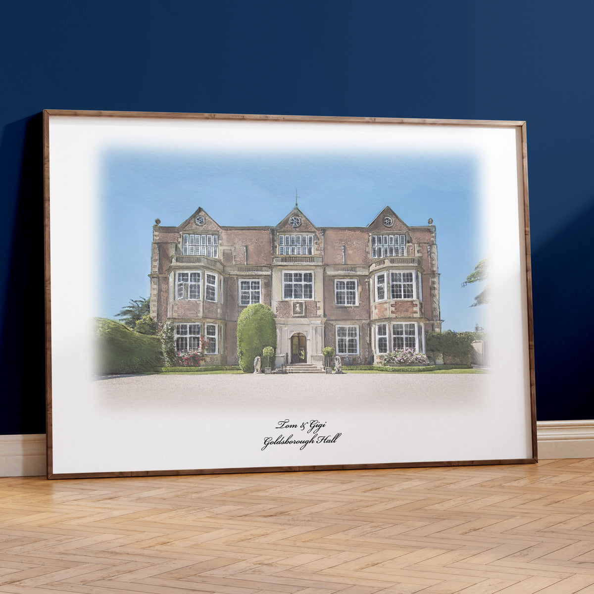 Goldsborough Hall Wedding Venue Portrait