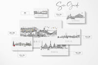 Bristol Skyline Art Print