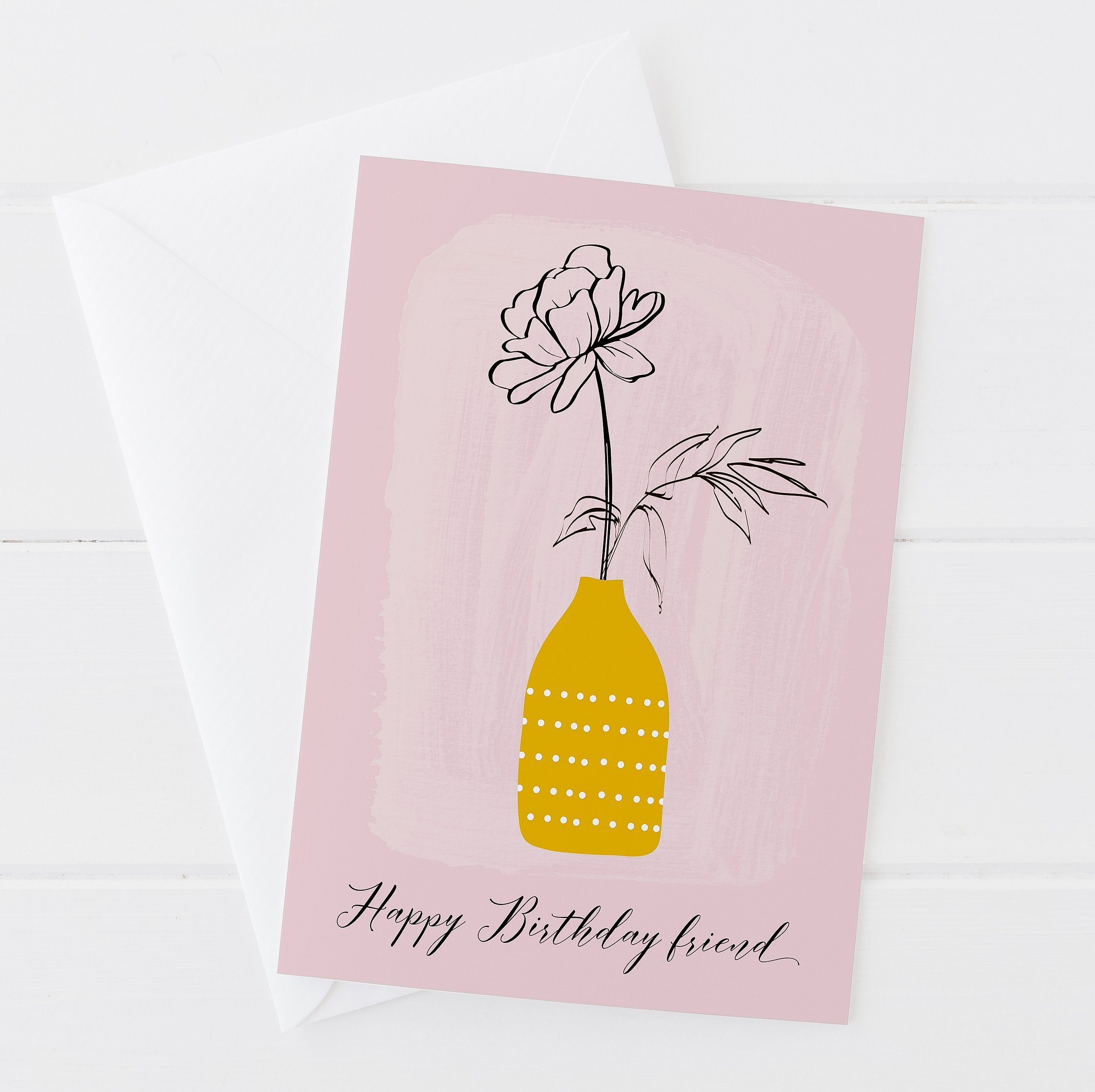 Happy Birthday Friendship Greeting Card | Natalie Ryan Design