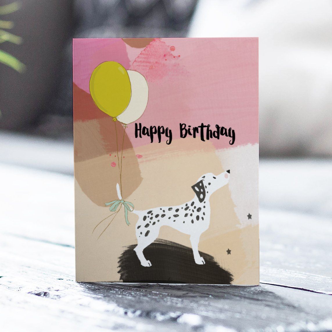 Happy Birthday Dog Greetings Card