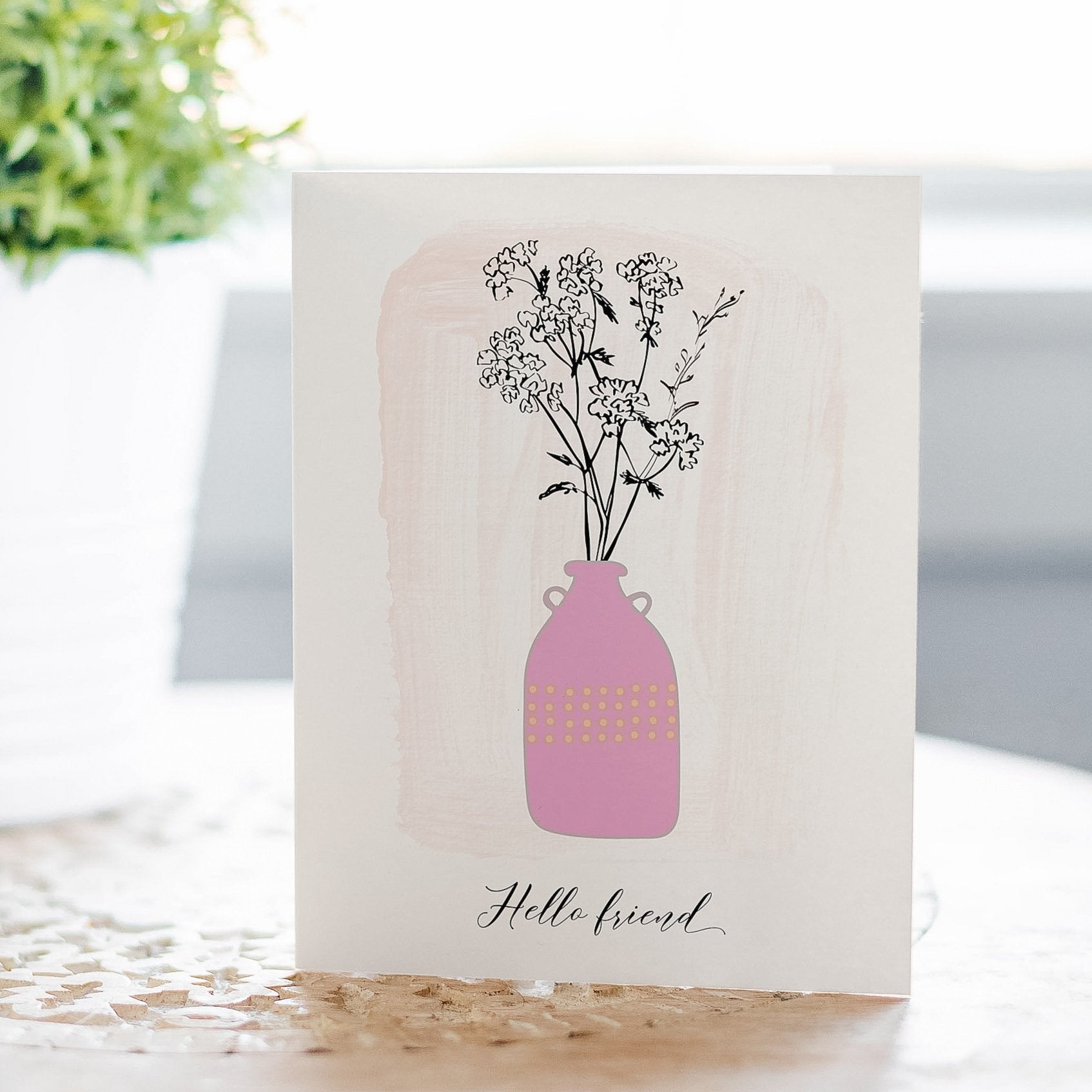 Hello Friend Greeting Card | Natalie Ryan Design