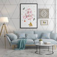 Let it Snow Christmas Art Print | Natalie Ryan Design