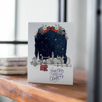 London Skyline Xmas Card