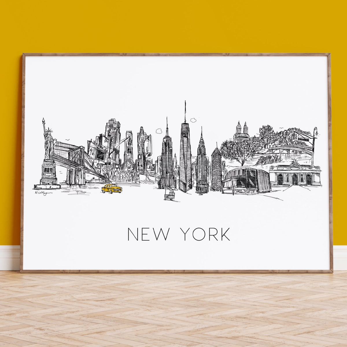 New York Skyline Art Print