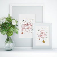 Santas Favourite Christmas Art Print | Natalie Ryan Design