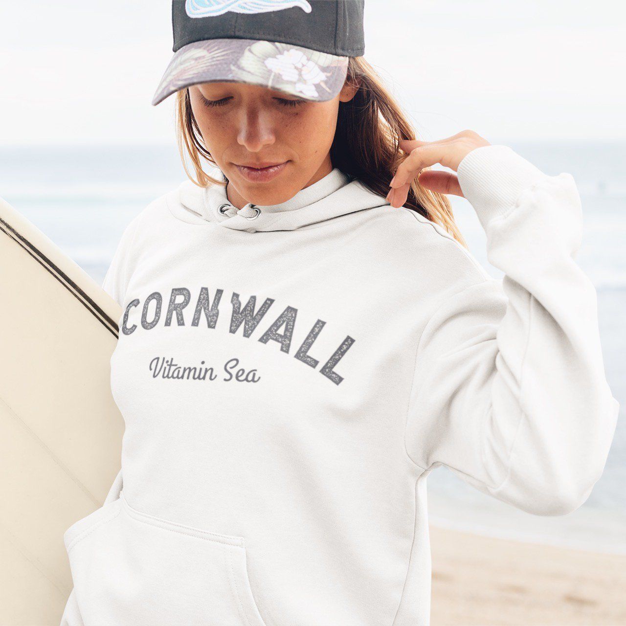 Cornwall Vitamin Sea Womens Hoodie