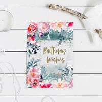 Birthday Wishes Flower Birthday Card | Natalie Ryan Design