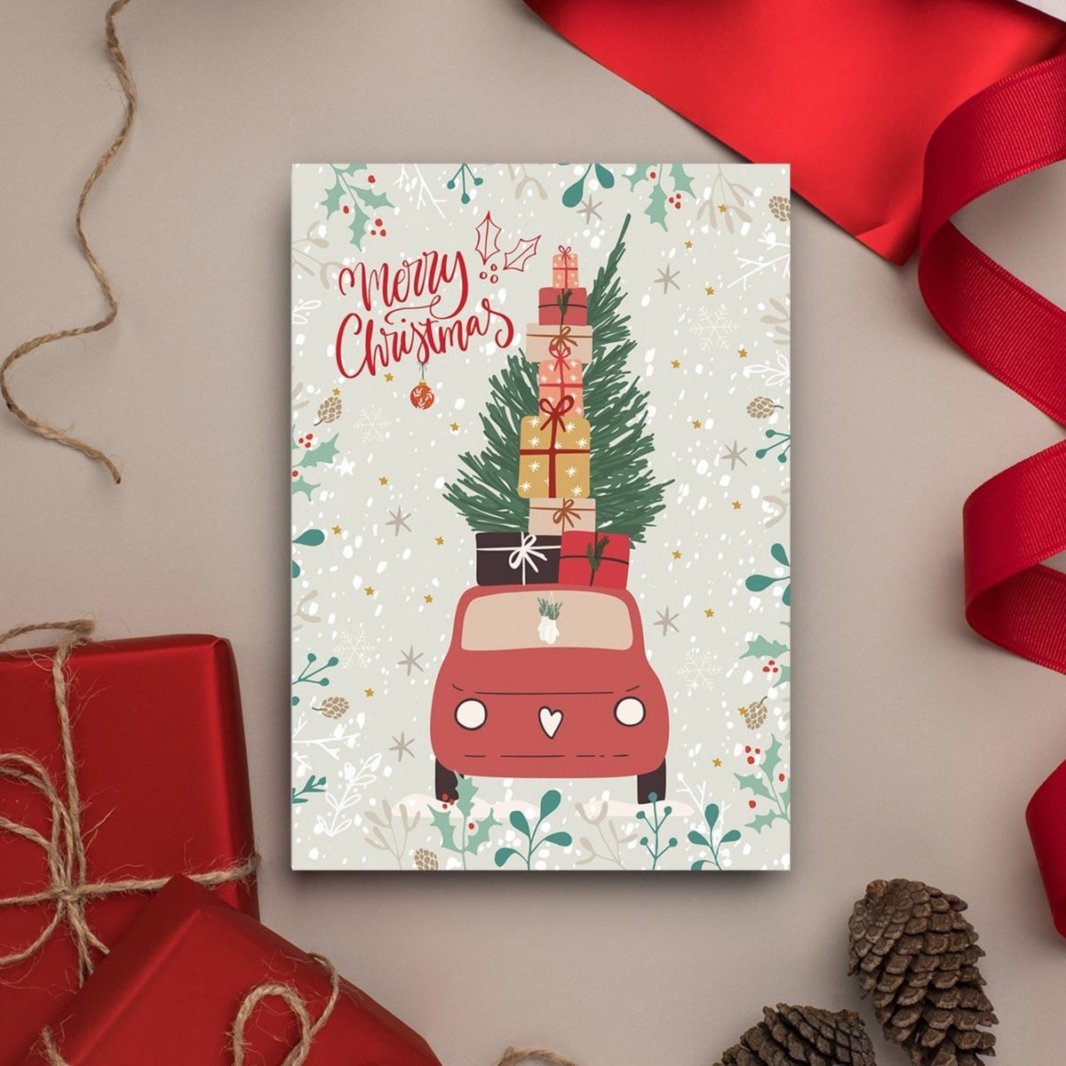 Merry Christmas Card | Natalie Ryan Design