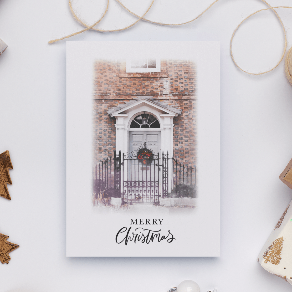 House Portrait Christmas Card