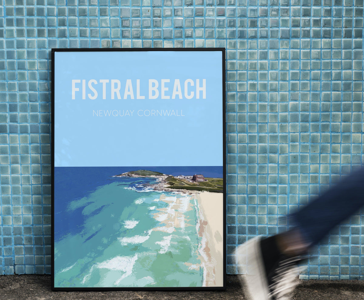 Fistral Beach Newquay Art Print - 3