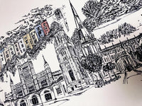 Bristol Skyline Art Print