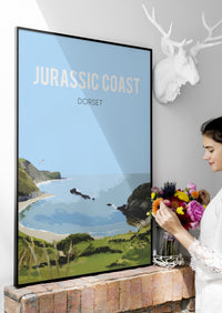 Jurassic Coast Dorset Art Print | Natalie Ryan Design