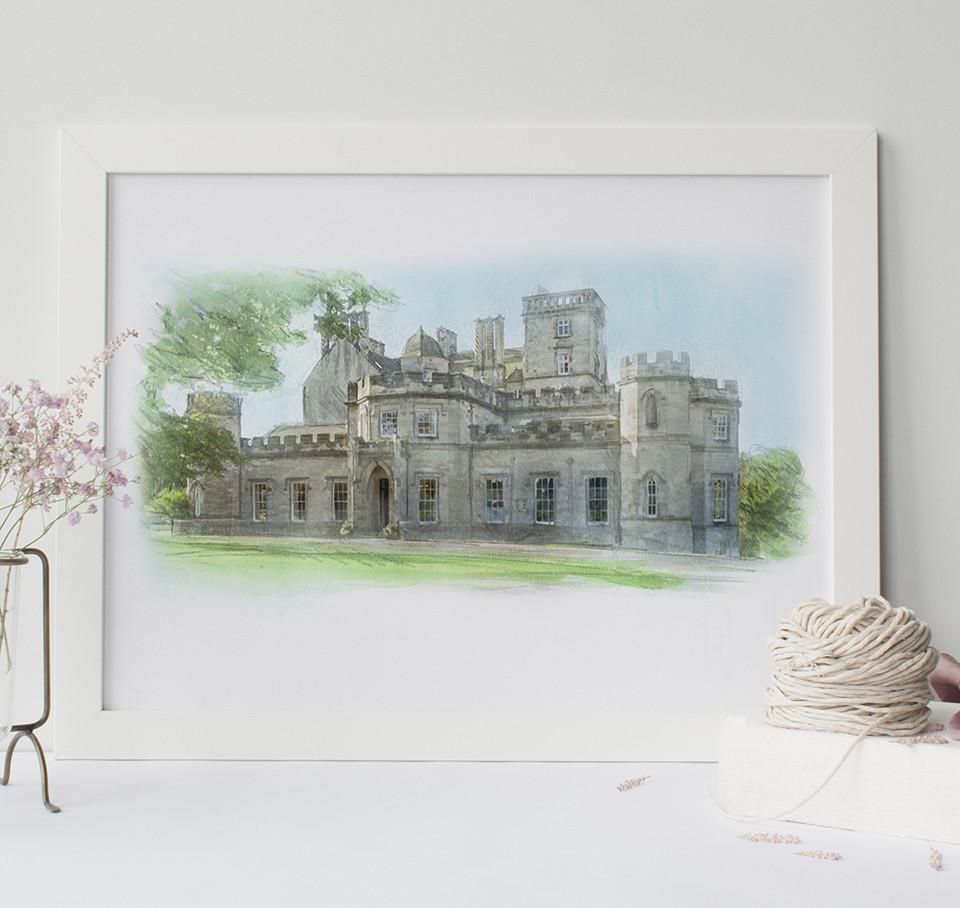 Wedding Venue Illustration