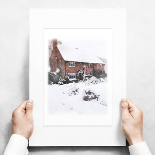 Digital House Portrait with mount