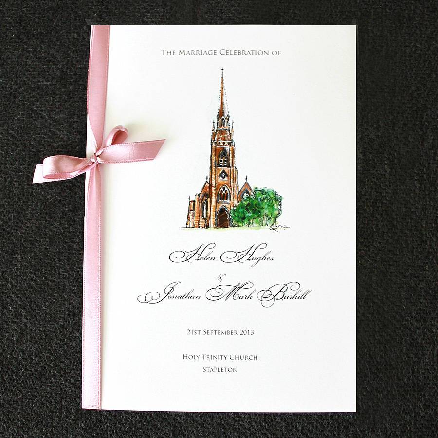Illustrated Order of Service