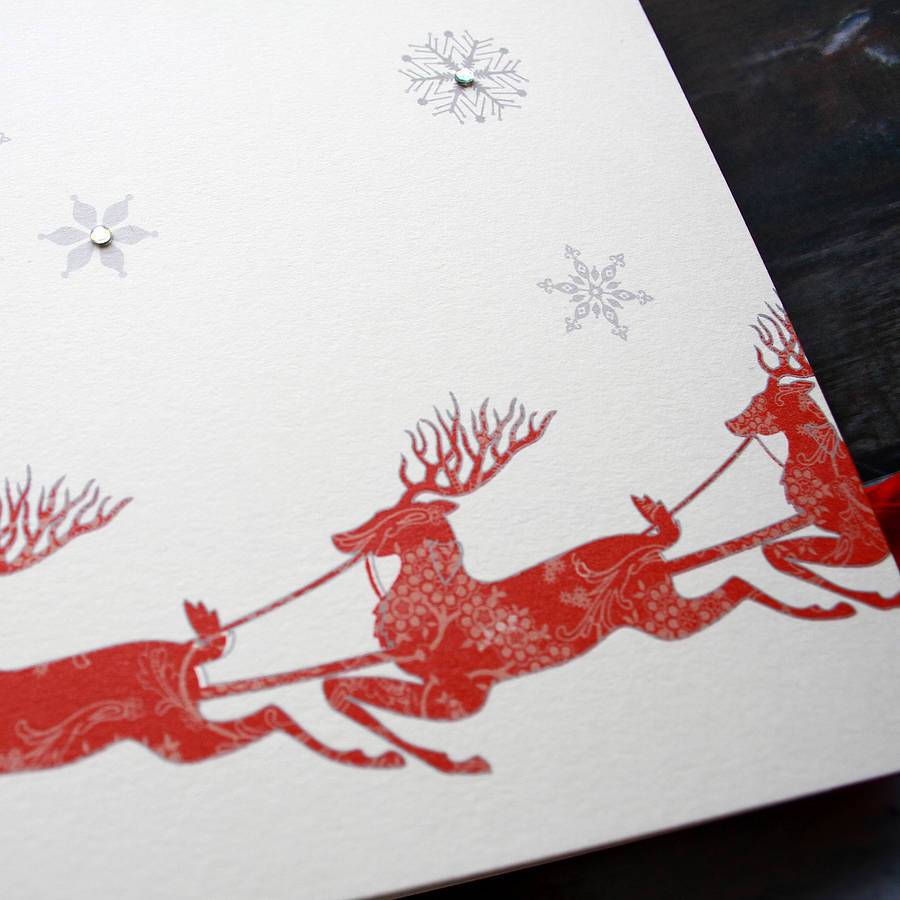 Personalised Santa Christmas Card