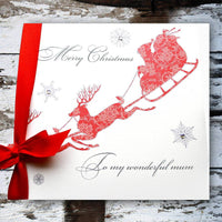 Personalised Santa Christmas Card