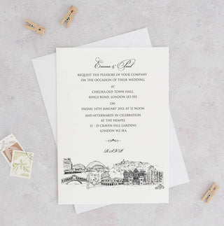 Your Skyline Wedding Invitations