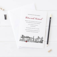 Your Skyline Wedding Invitations