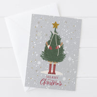 Tree Hug Christmas Card | Natalie Ryan Design